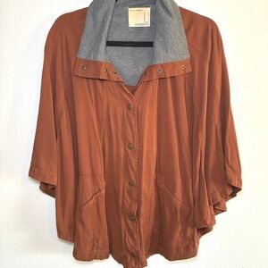 Urban Outfitters Kimono Jacket Pockets Fall Whimsical Academia Layering Large